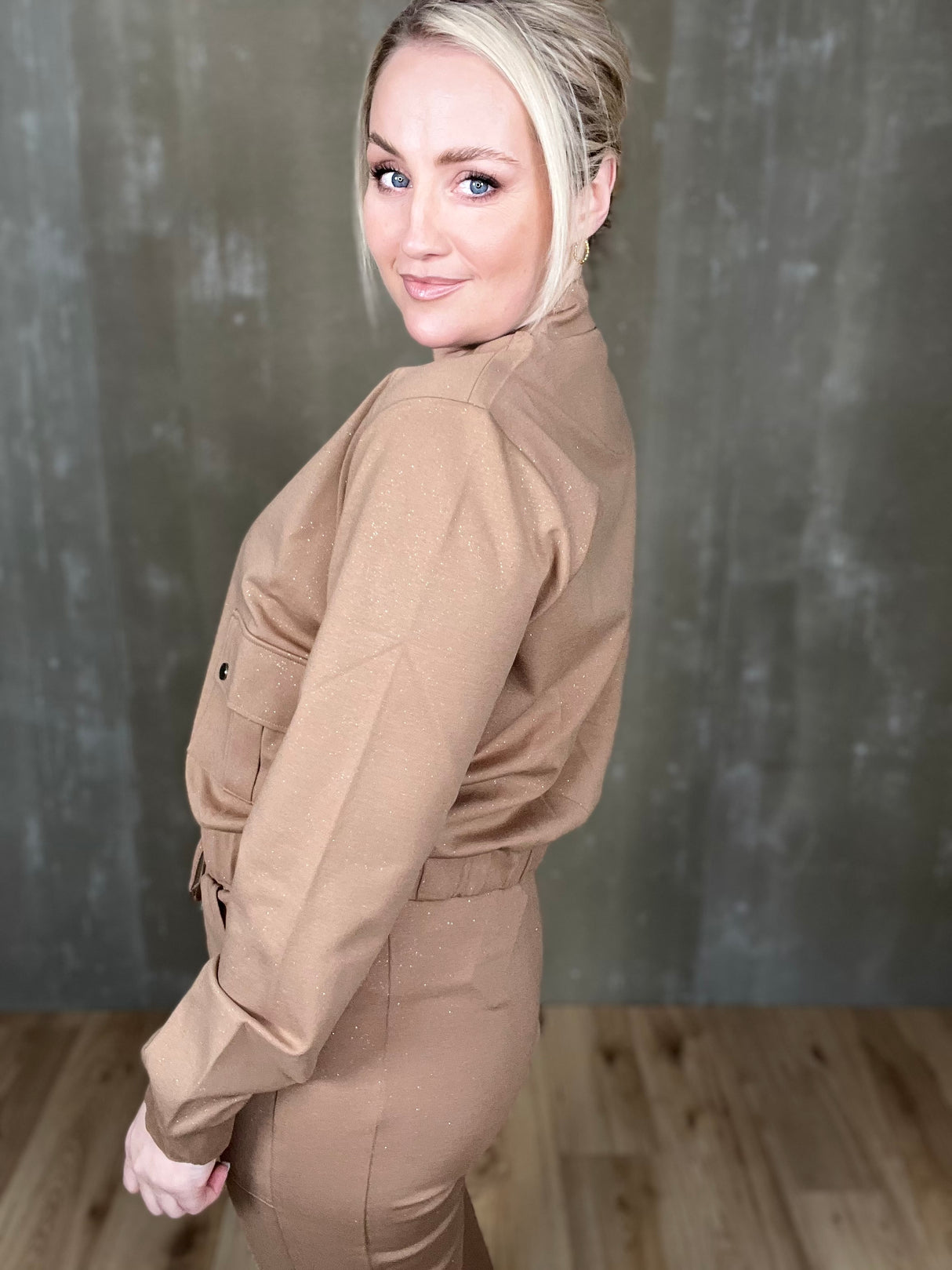 Marleen bomber glitur