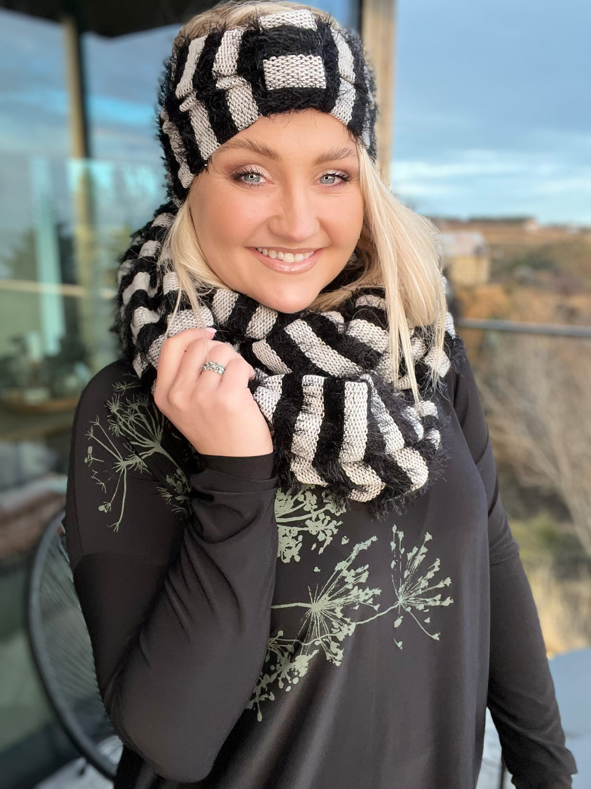 Skjól Röndótt Sv/Hv