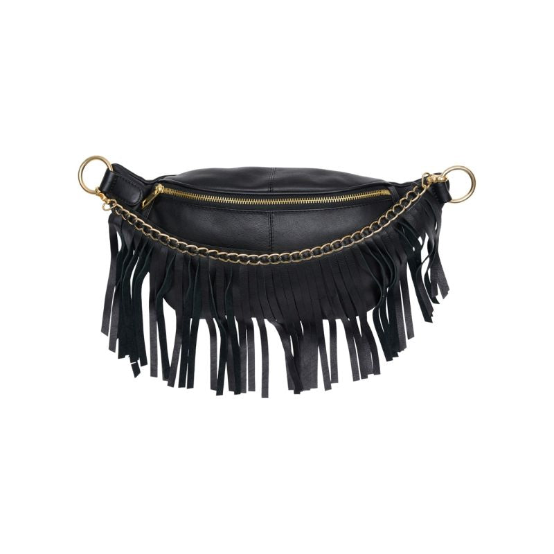 Leður Kögur bumbag