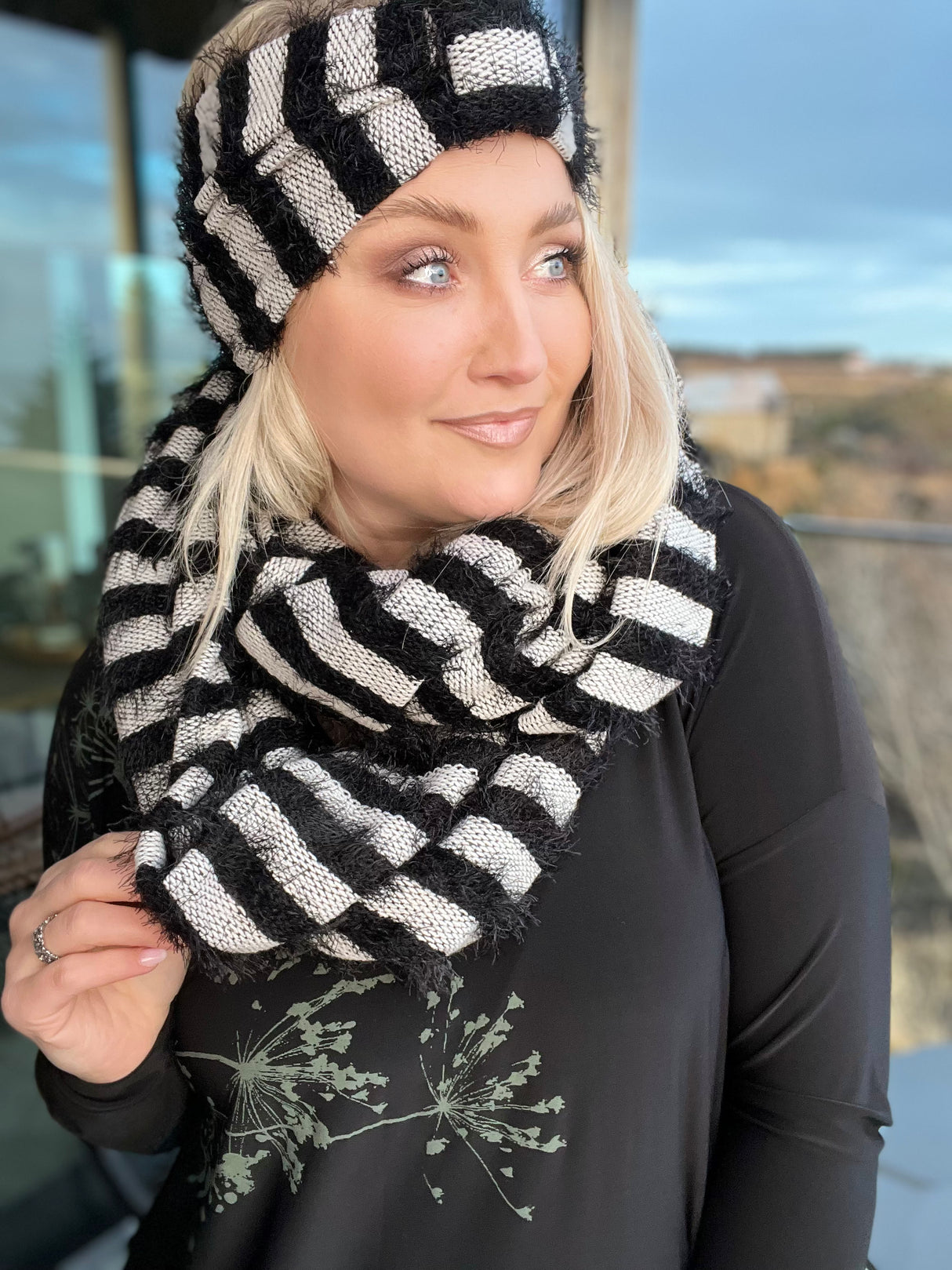 Skjól Röndótt Sv/Hv