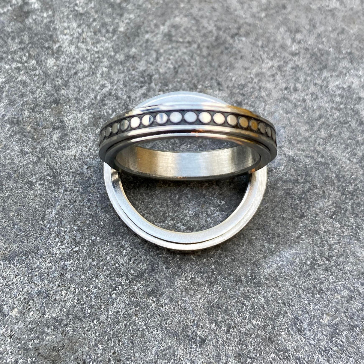 Fikthringur stál dömu- 17mm innra mál.