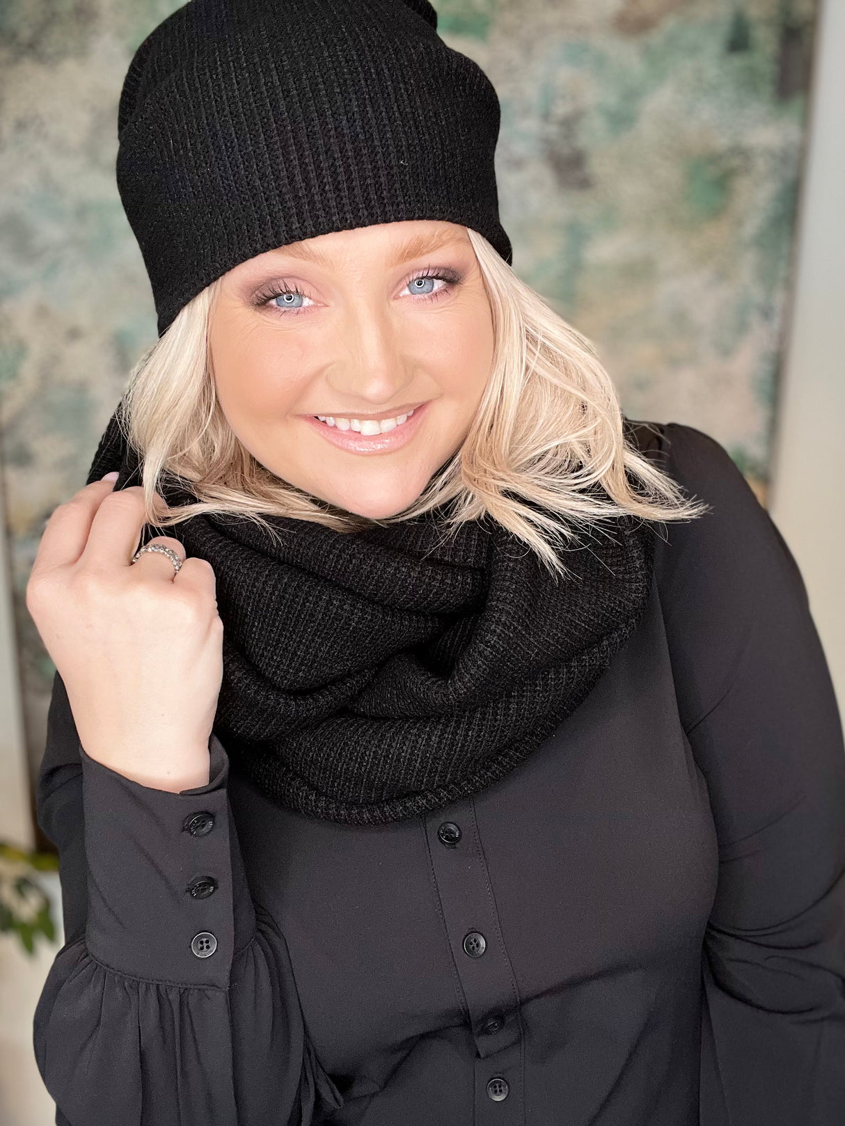 Skjól knit Svart