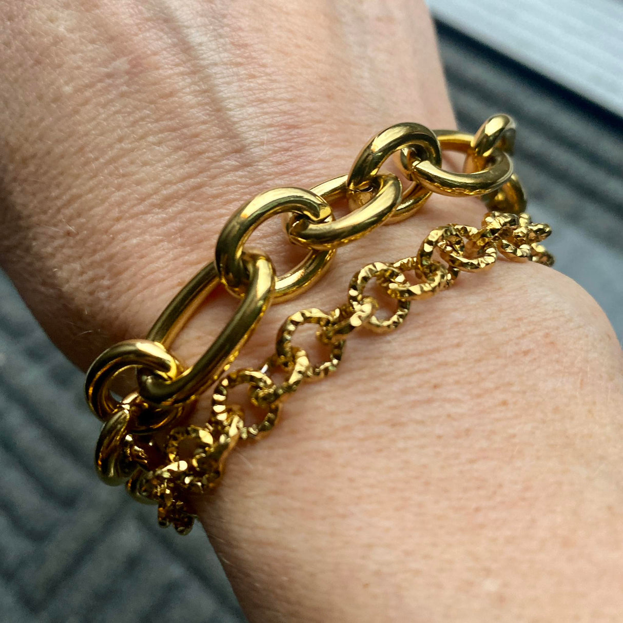 Armband dömu gróft hlekkja