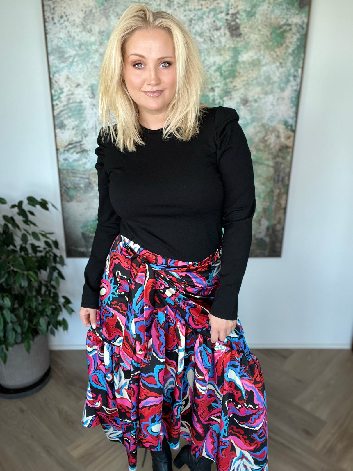 Ilmur pífu pils Mynstrað