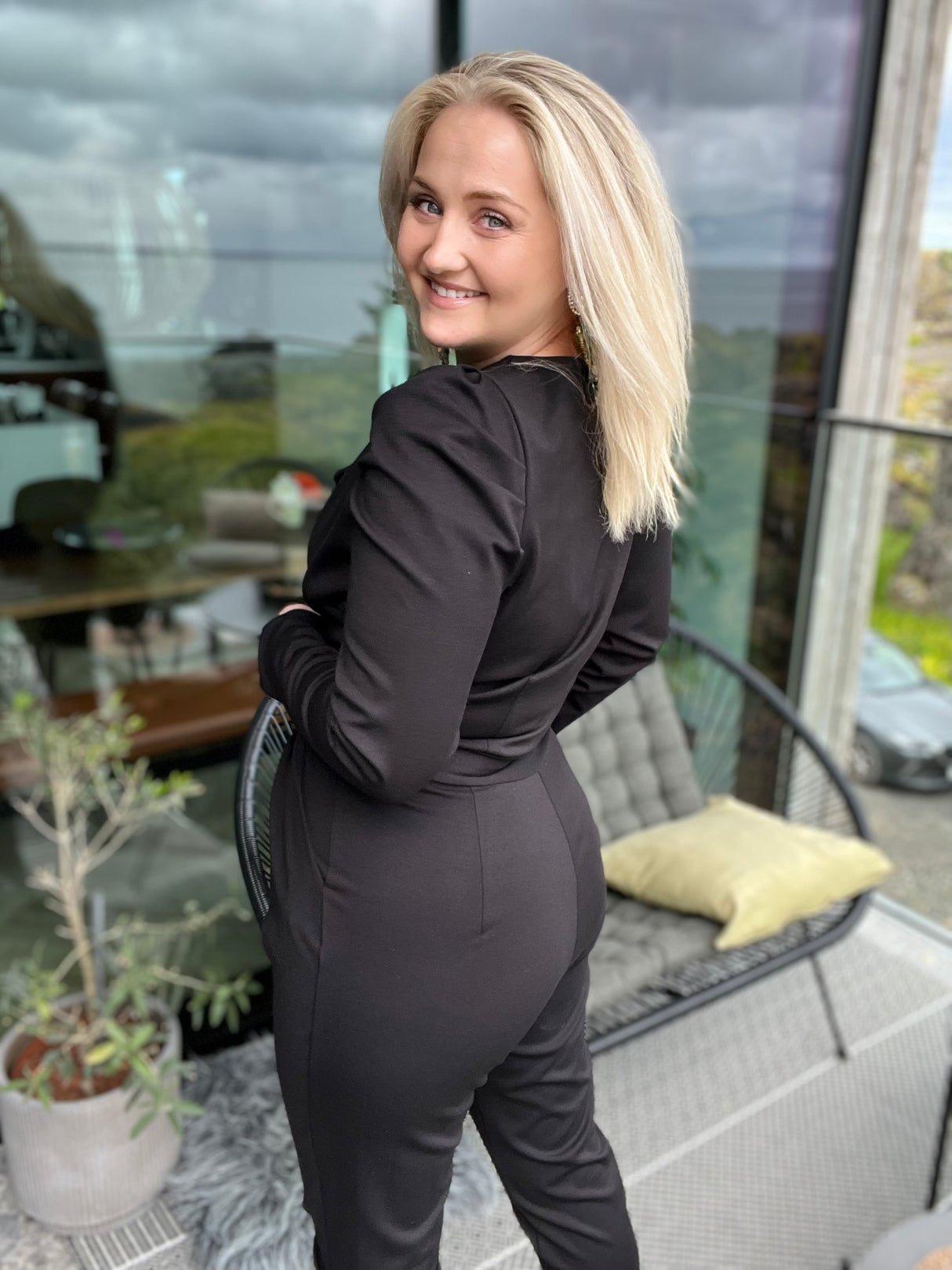 Breki samfestingur púff Svartur