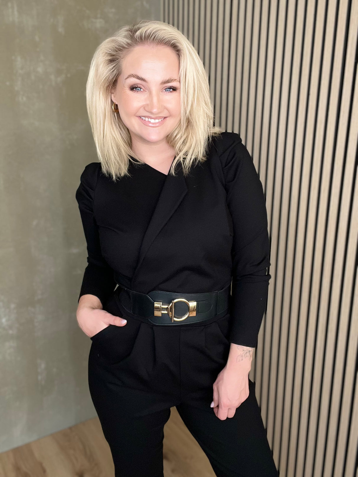 Breki samfestingur púff Svartur