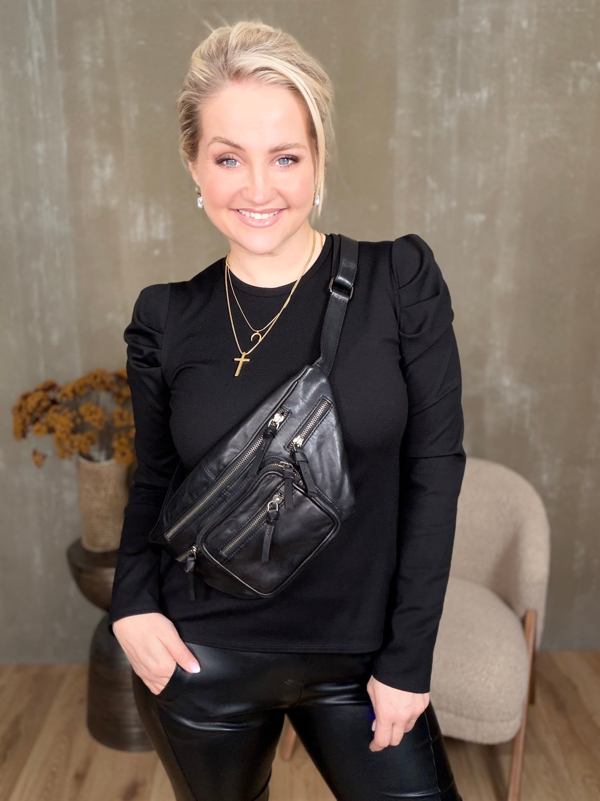 Bumbag með auka vasa