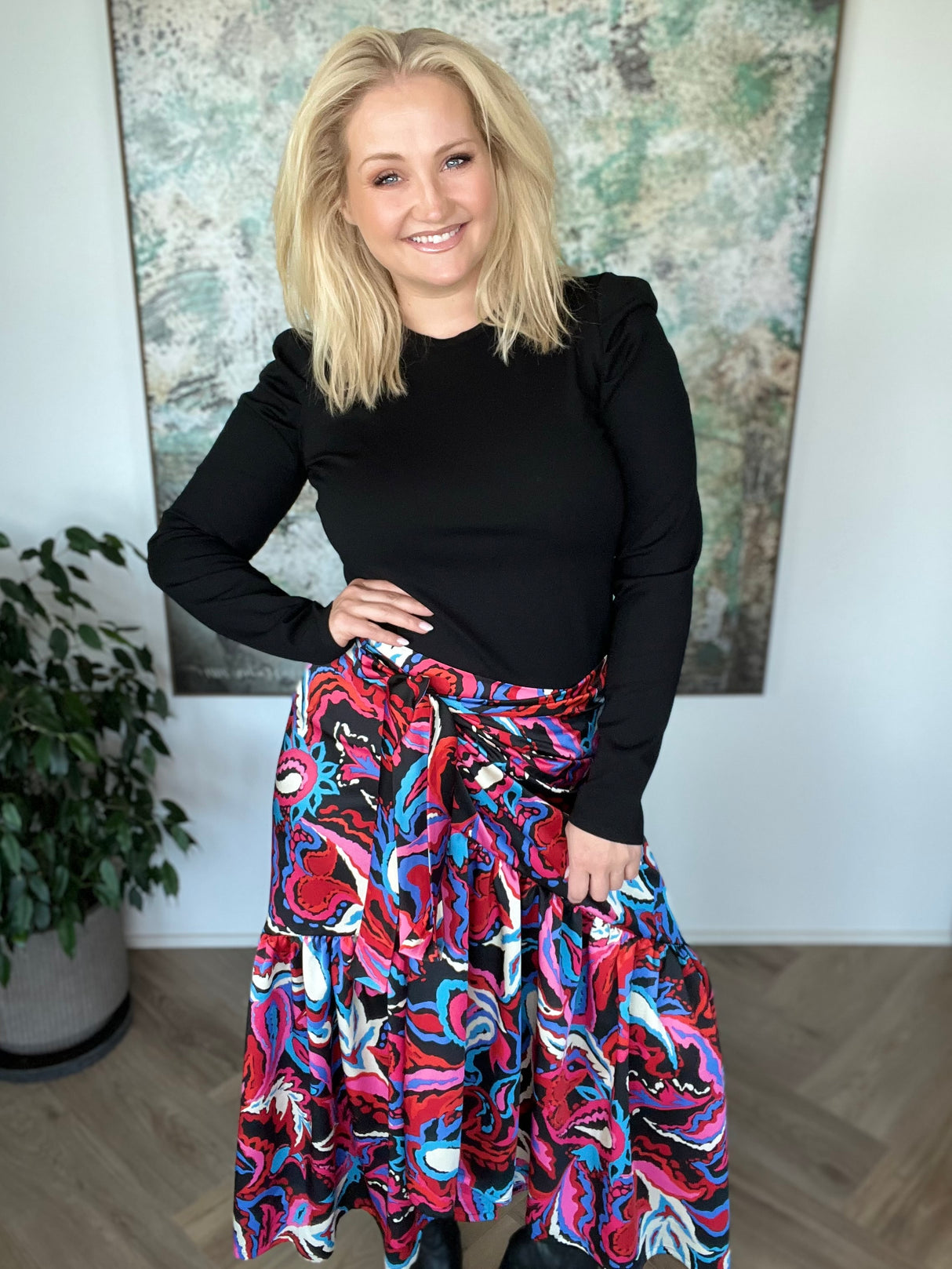 Ilmur pífu pils Mynstrað