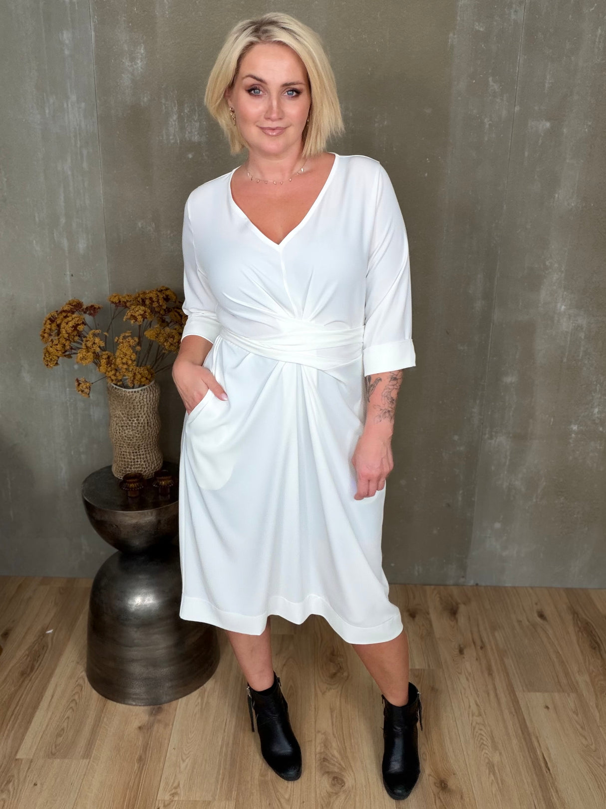 Stólpi Kjóll Bundinn