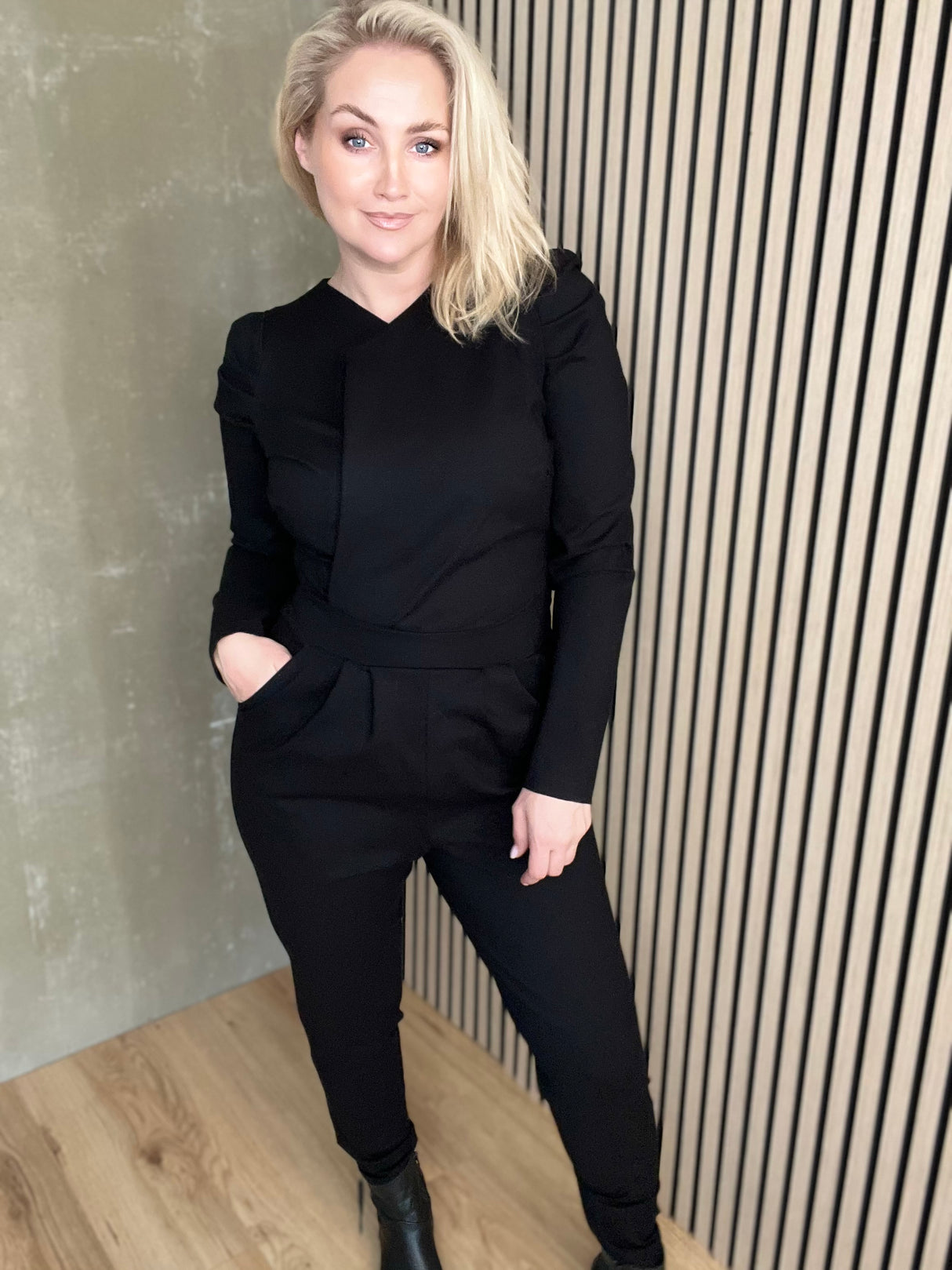 Breki samfestingur púff Svartur