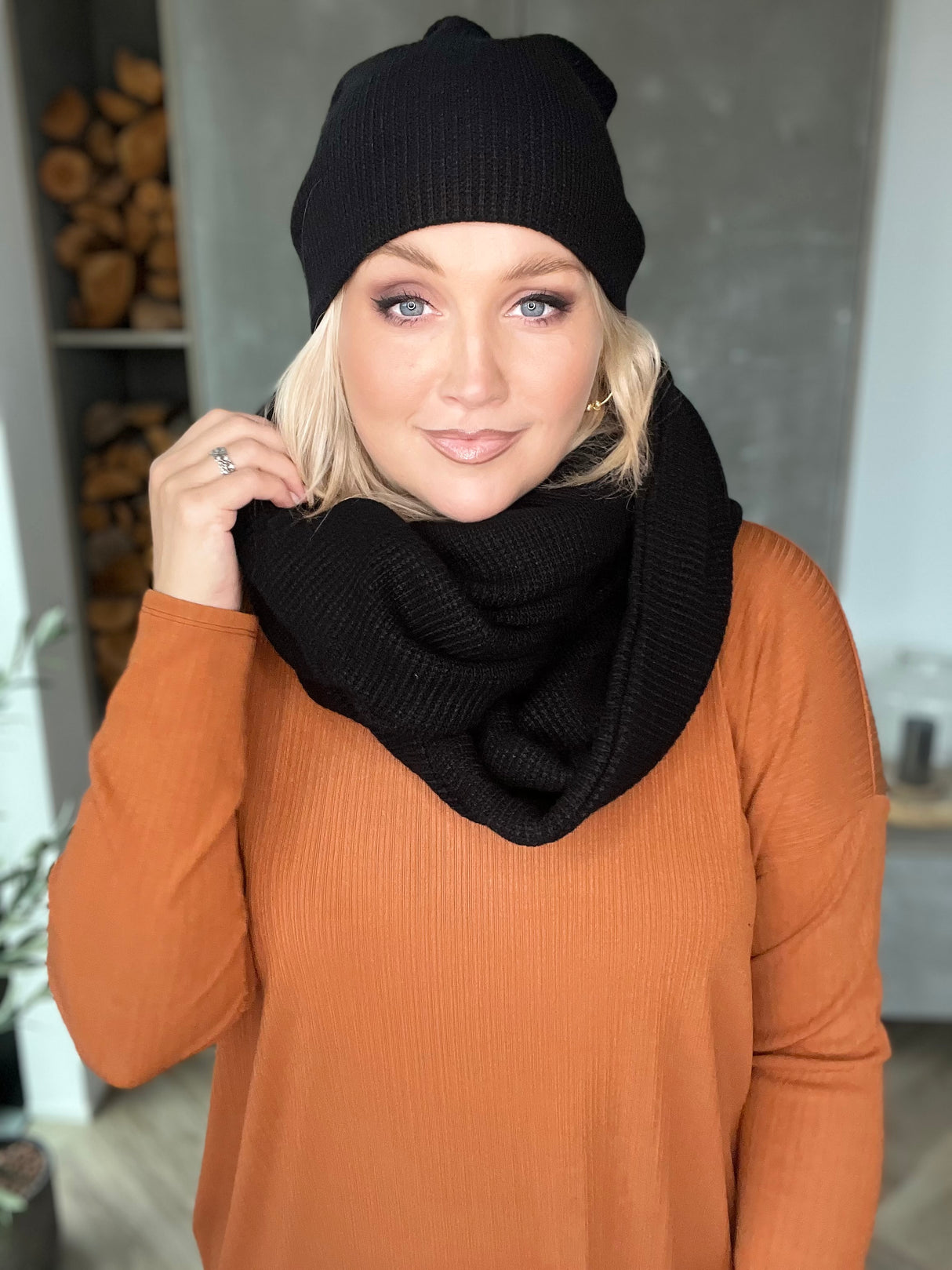 Skjól knit Svart