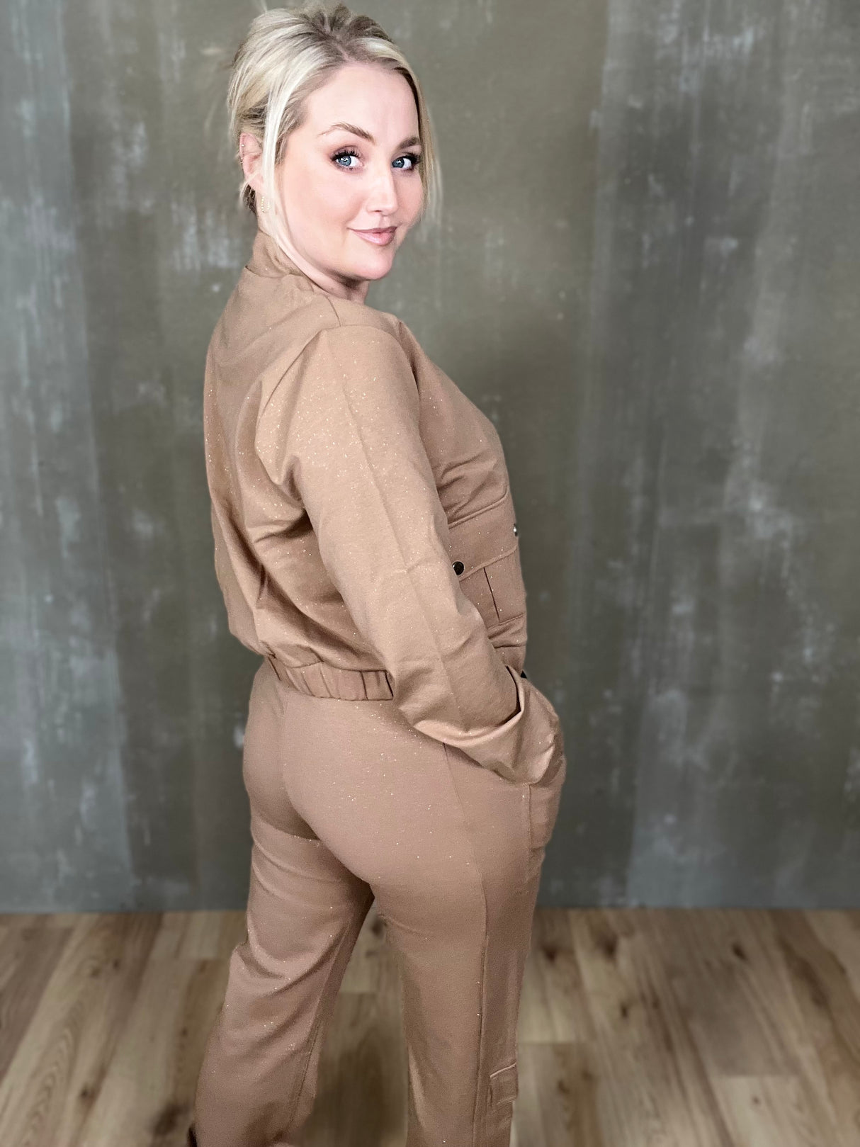 Marleen bomber glitur