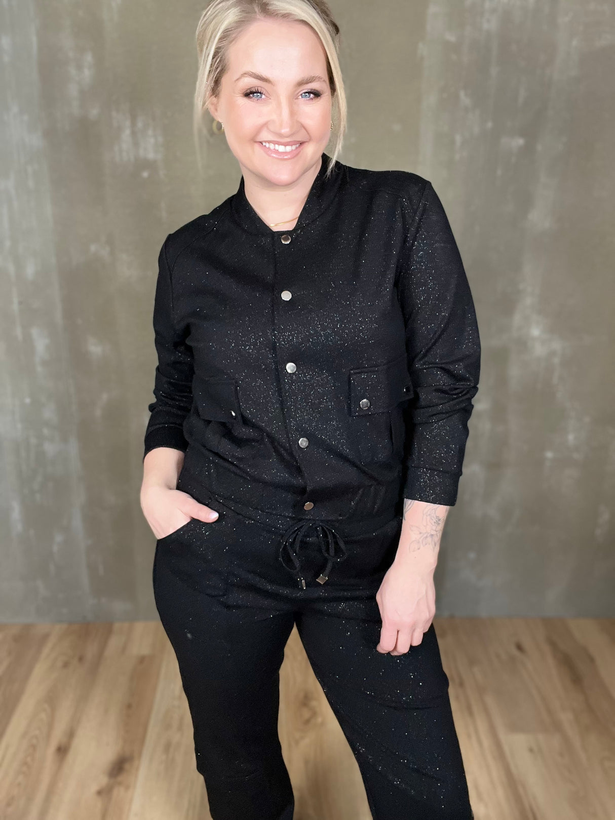 Marleen bomber glitur