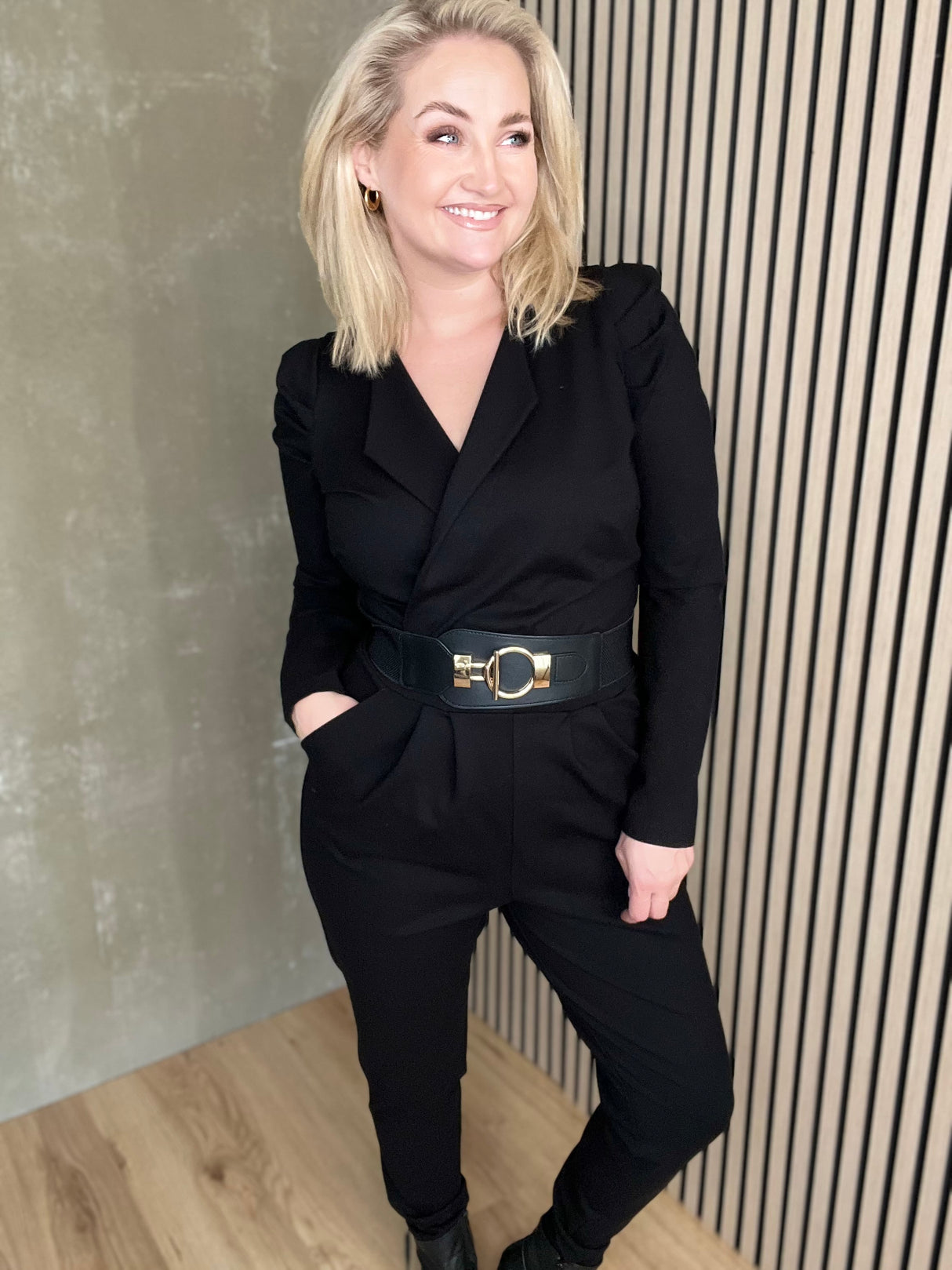 Breki samfestingur púff Svartur