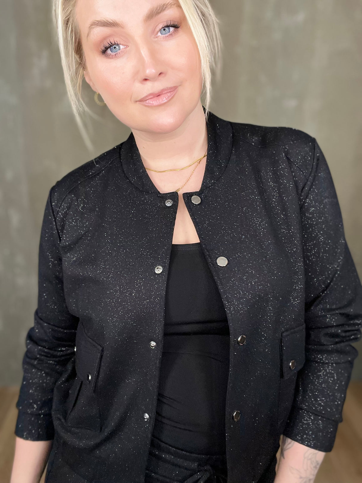 Marleen bomber glitur