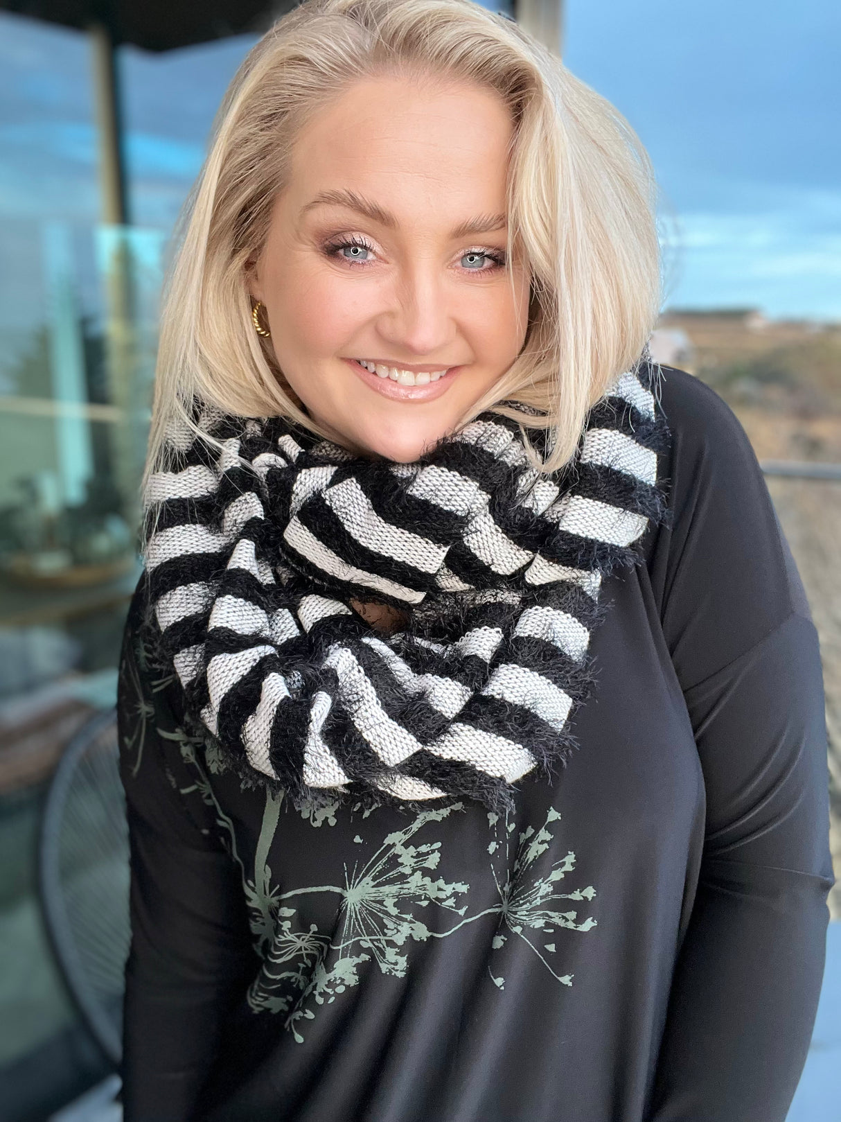 Skjól Röndótt Sv/Hv