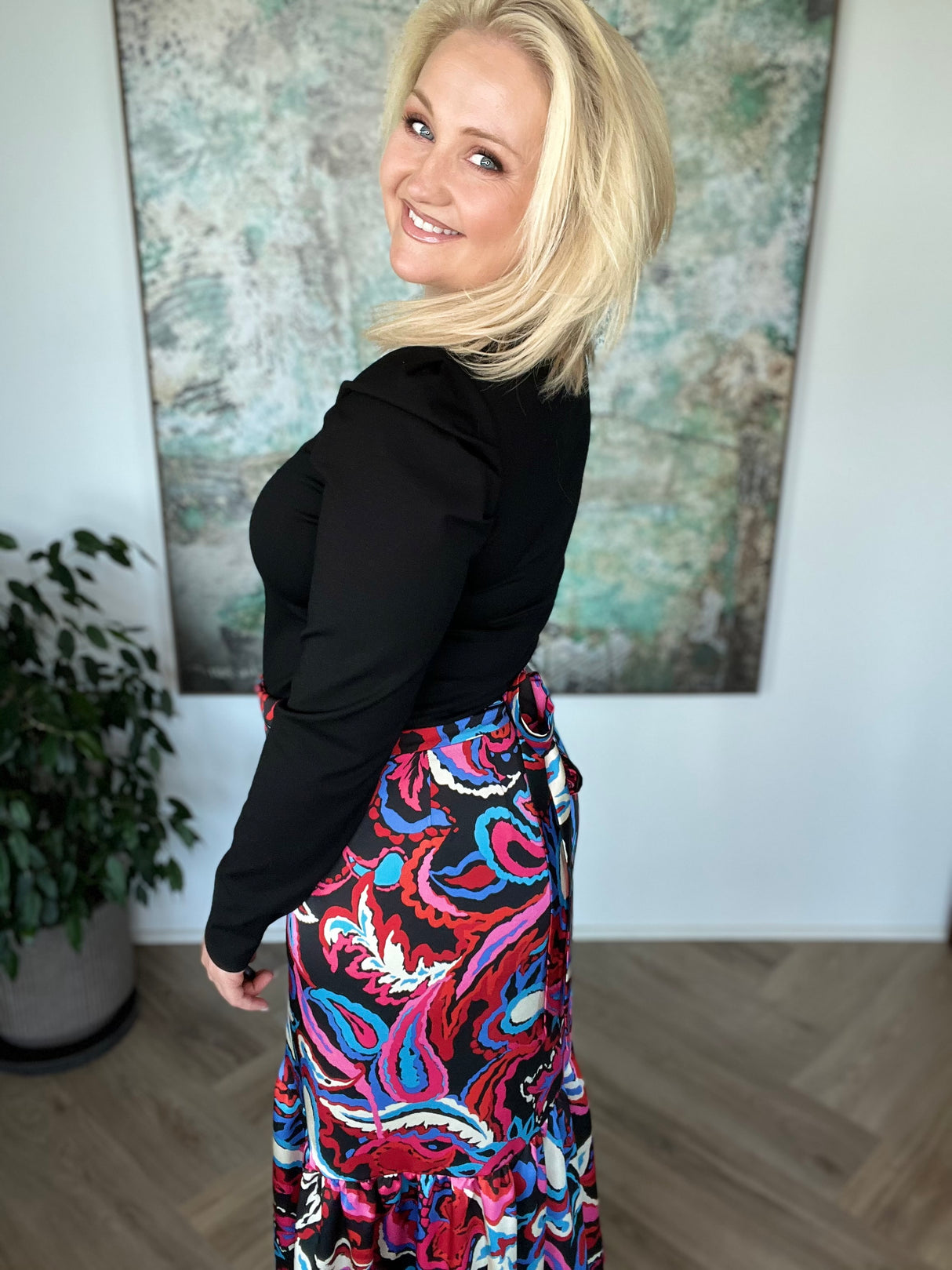 Ilmur pífu pils Mynstrað