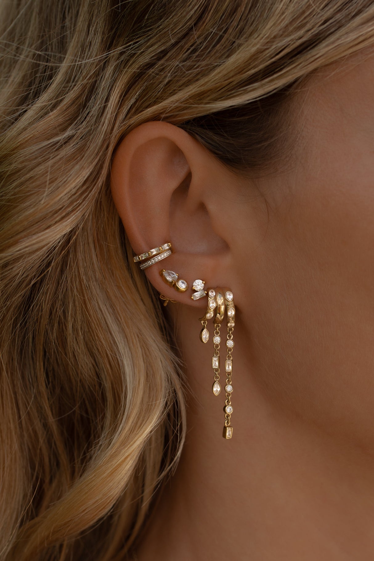 Aaria Kalani Stacked Lokkar