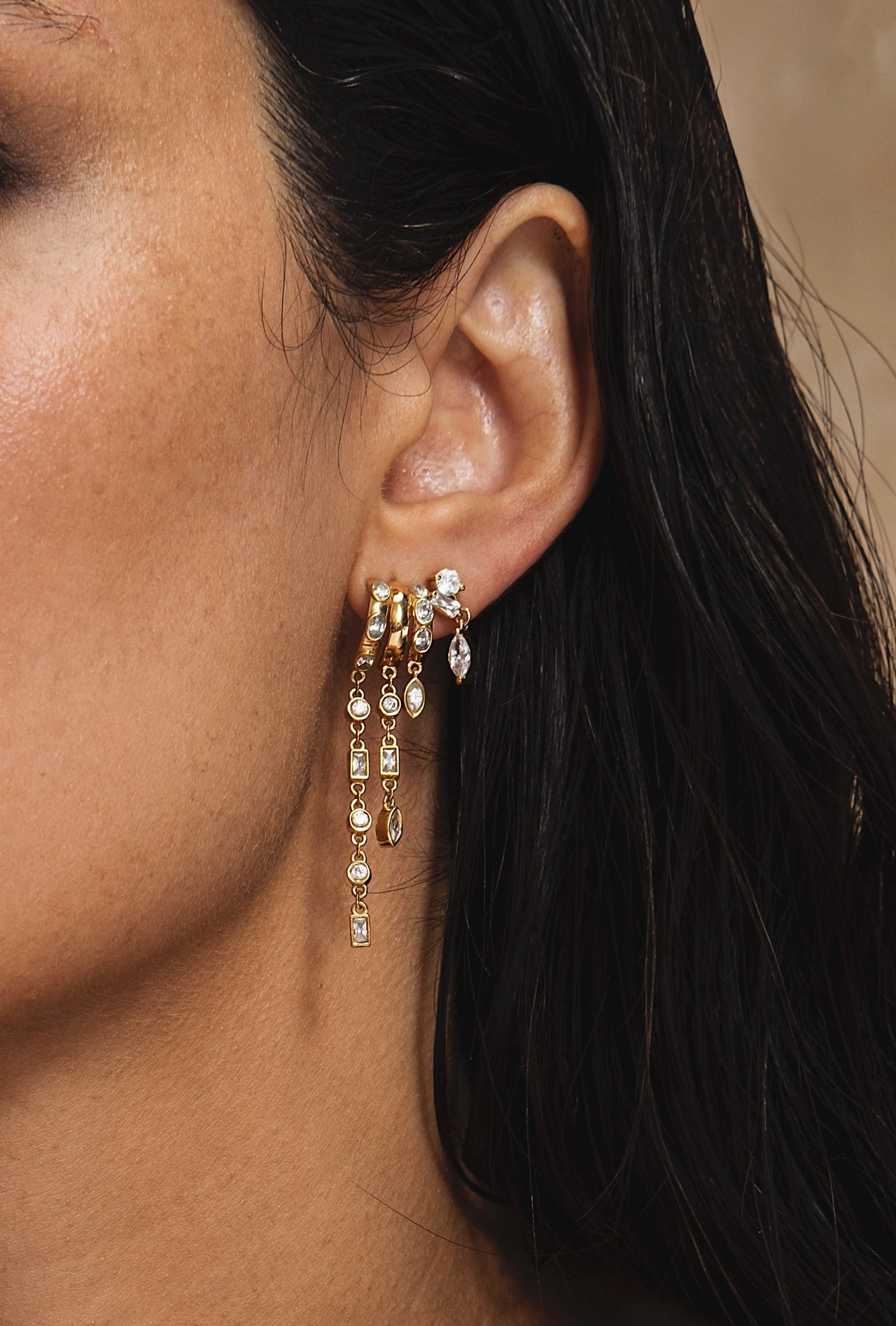 Aaria Isola Stud Lokkar