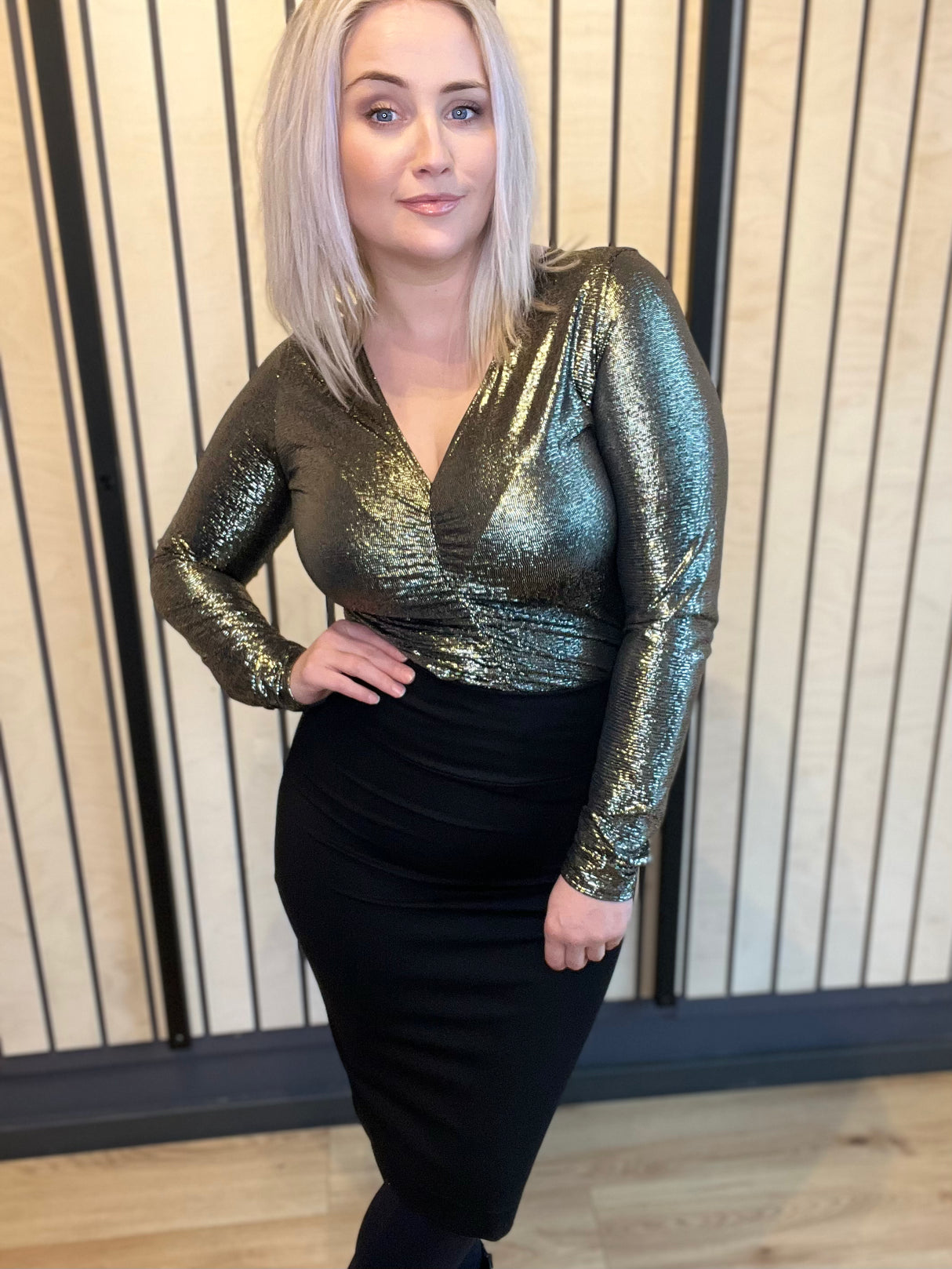 Pensil pils með klauf