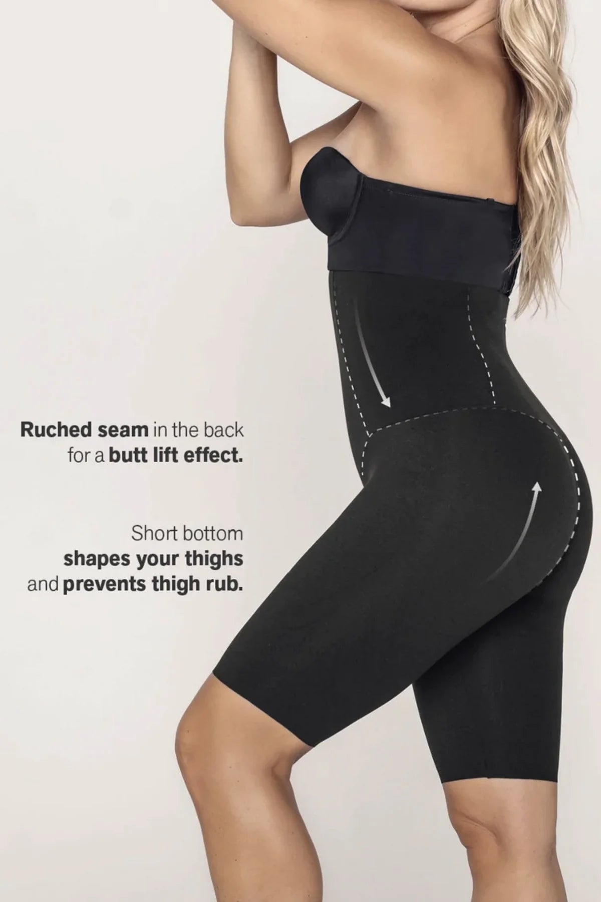 Sassy stuttbuxur Extra háar