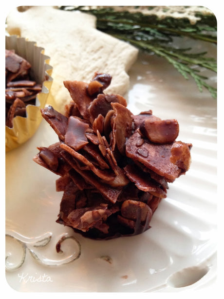 Hnetuflex toppar - sykur, hveiti og glútenlaust jólakonfekt! 15. í jólagjafatalinu.