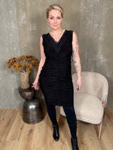 Spjót kjóll sv ermalaus