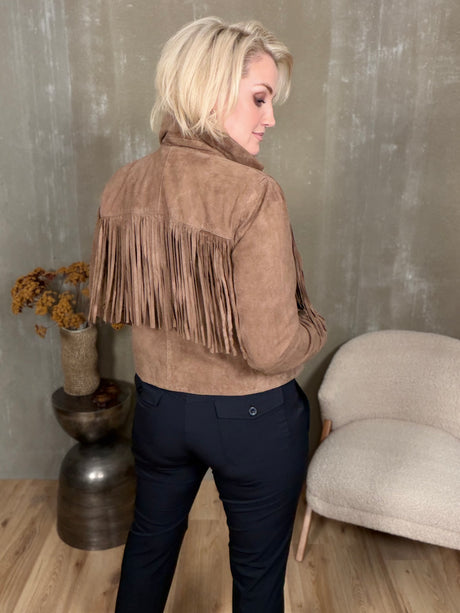 Kögurjakki rúskinn