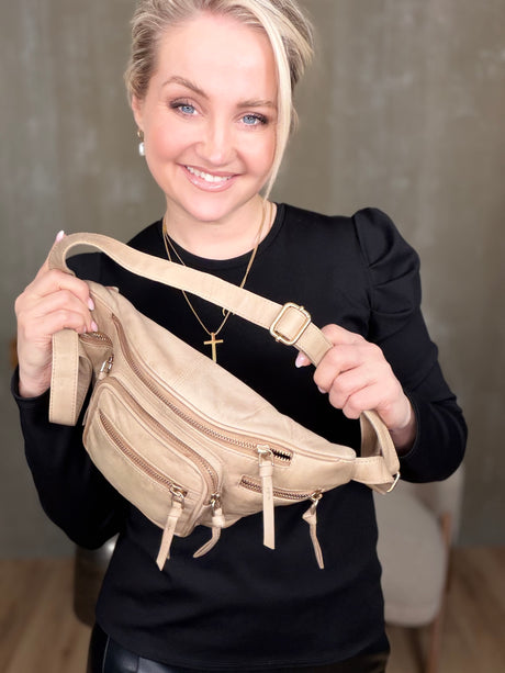 Bumbag með auka vasa