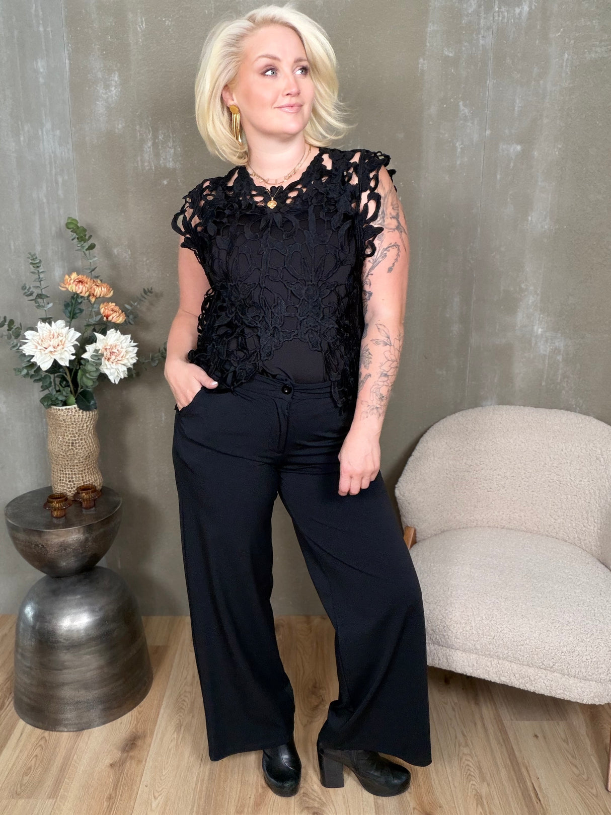Gudrun Lace Top