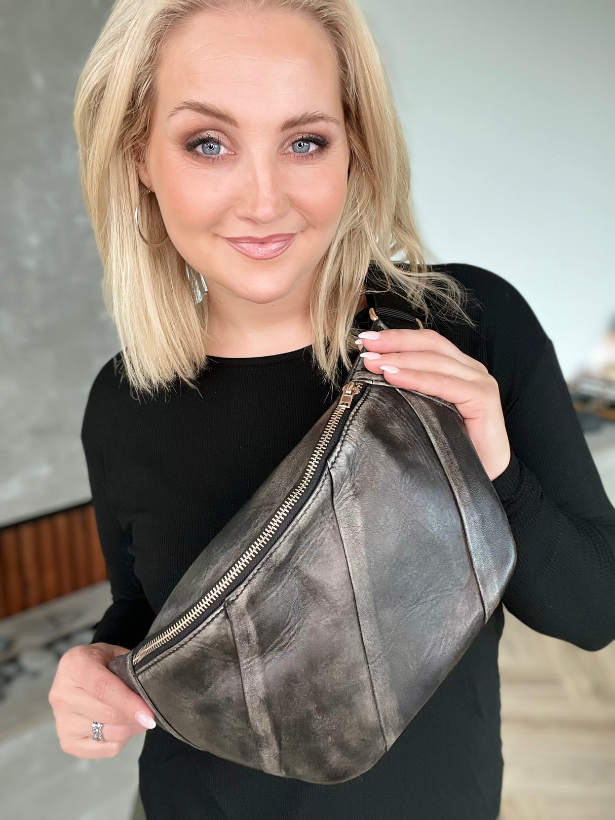 Bumbag Svört Snjáð