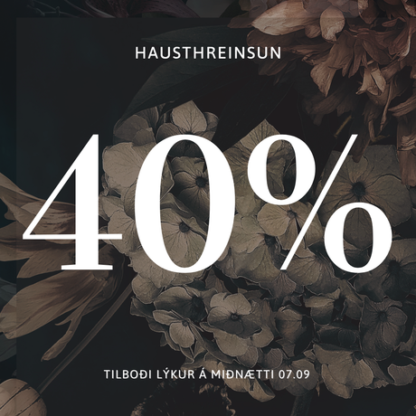 -40% Hausthreinsun 2026