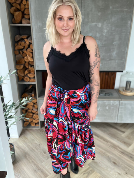 Ilmur pífu pils Mynstrað