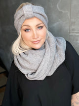 Skjól knit Grátt