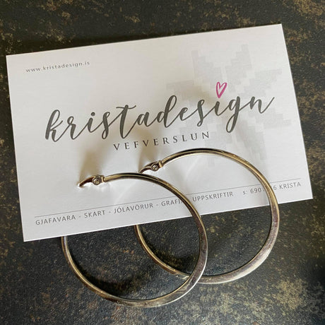 Krista lokkar hringir