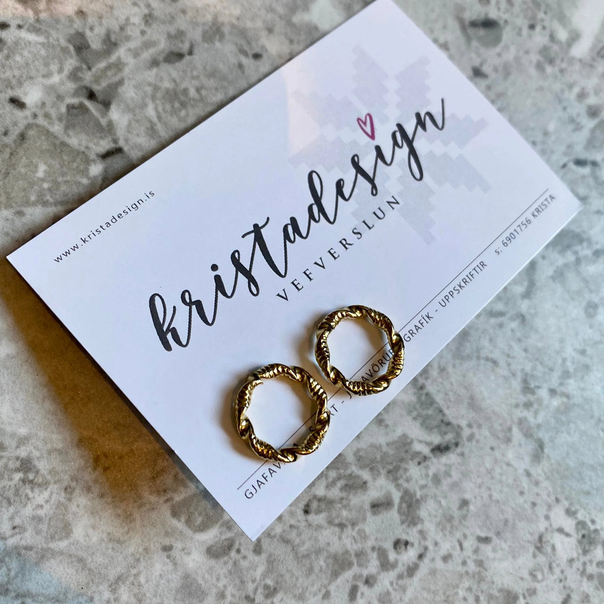 Krista Snúnir hringlokkar