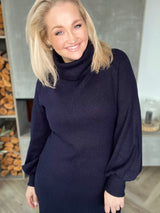 Mói peysukjóll Navy