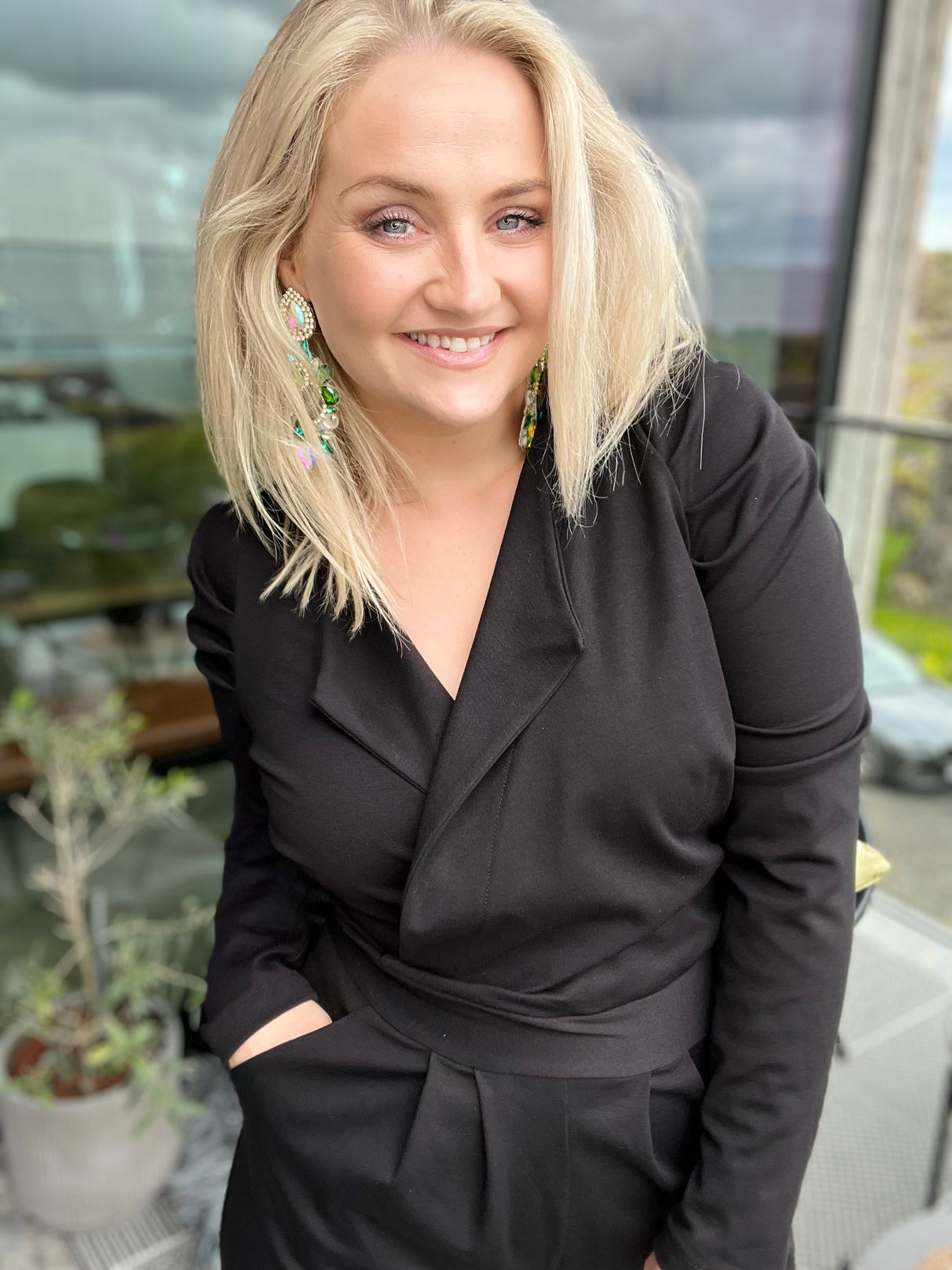 Breki samfestingur púff Svartur