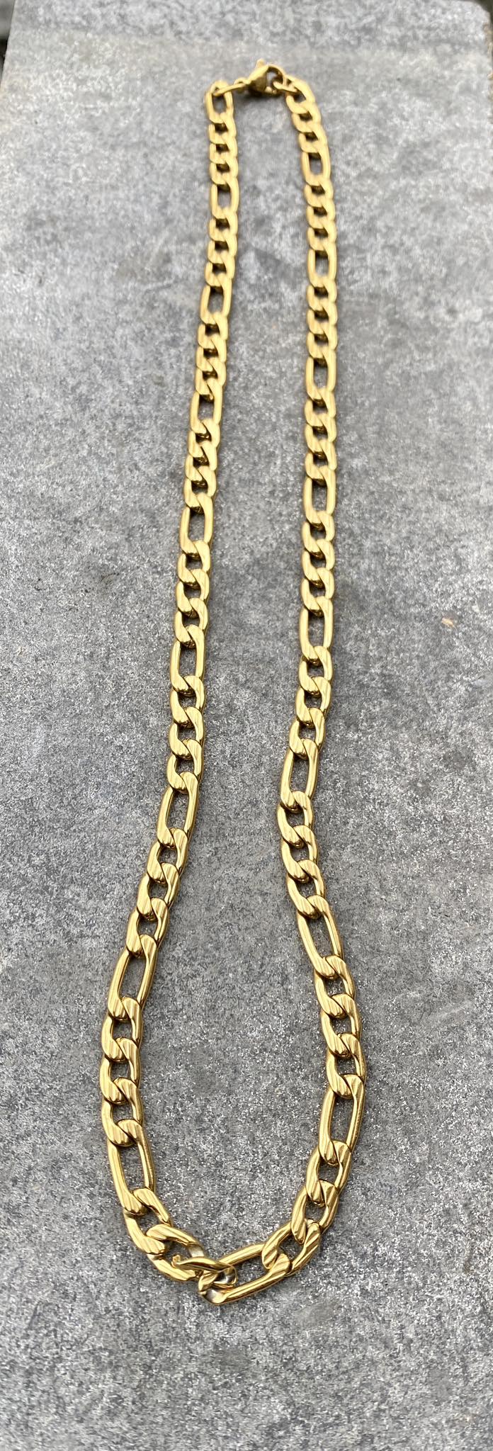 Krista- Hlekkjakeðja 60.cm Gull