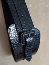 Teygjubelti breitt með grófri áferð