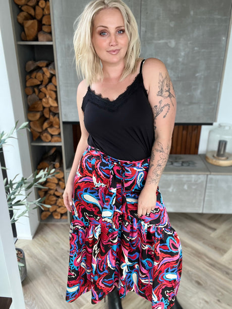 Ilmur pífu pils Mynstrað