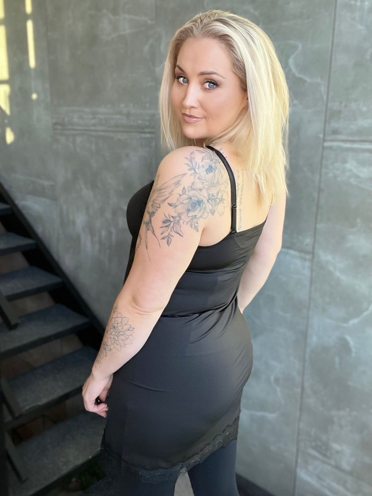 Bicco undirkjóll- svartur