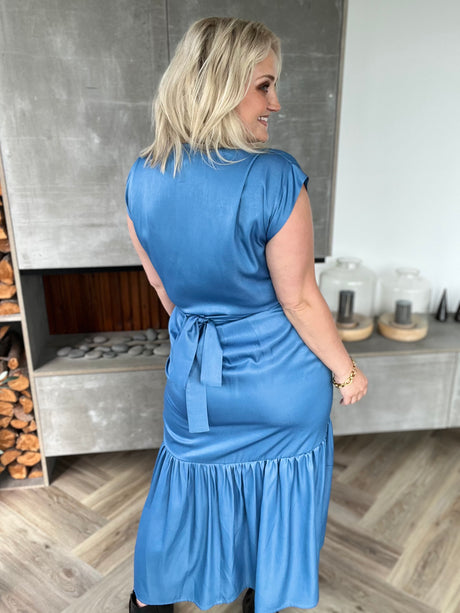 Ilmur pífu pils Galla Blátt