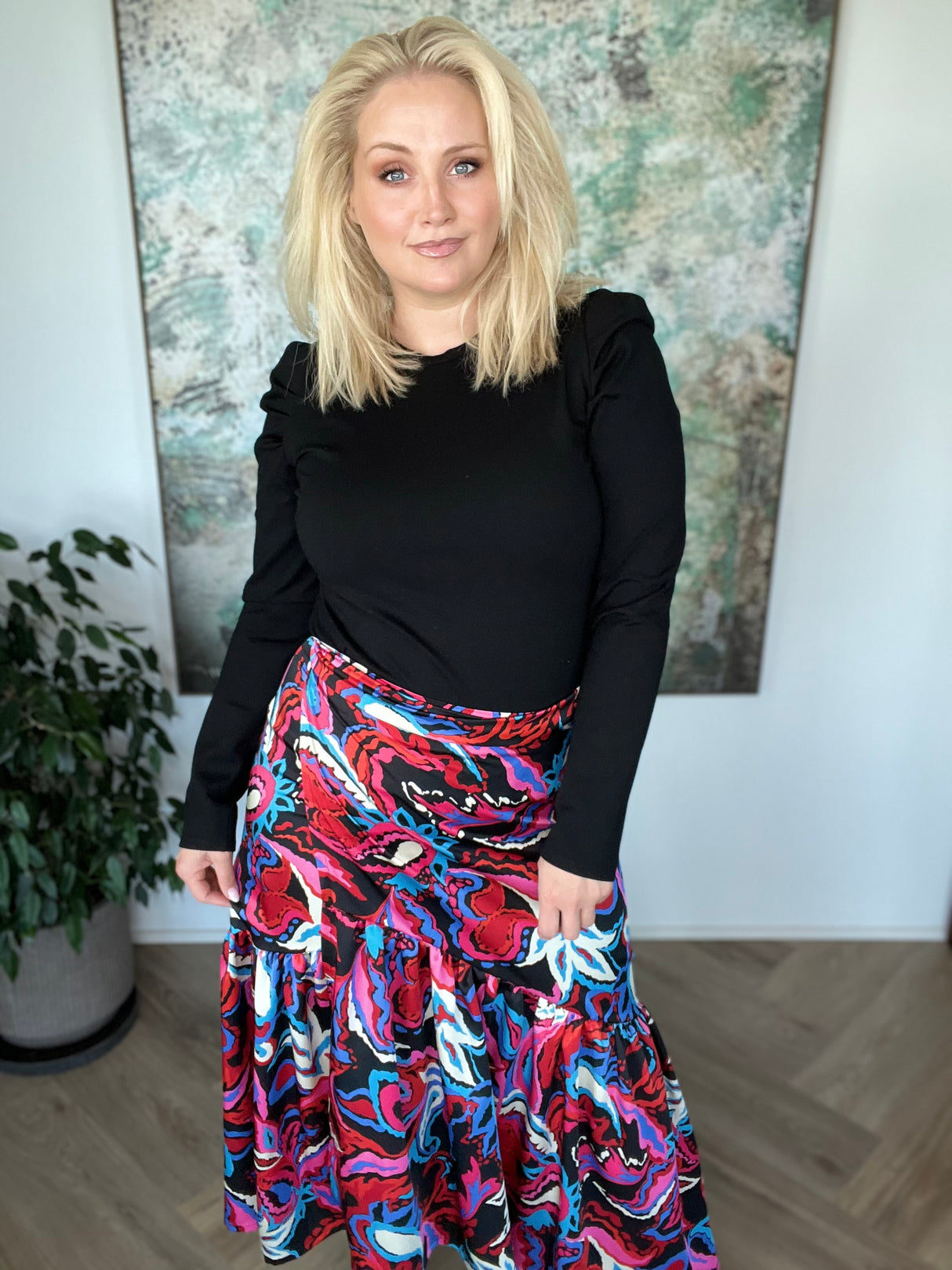 Ilmur pífu pils Mynstrað