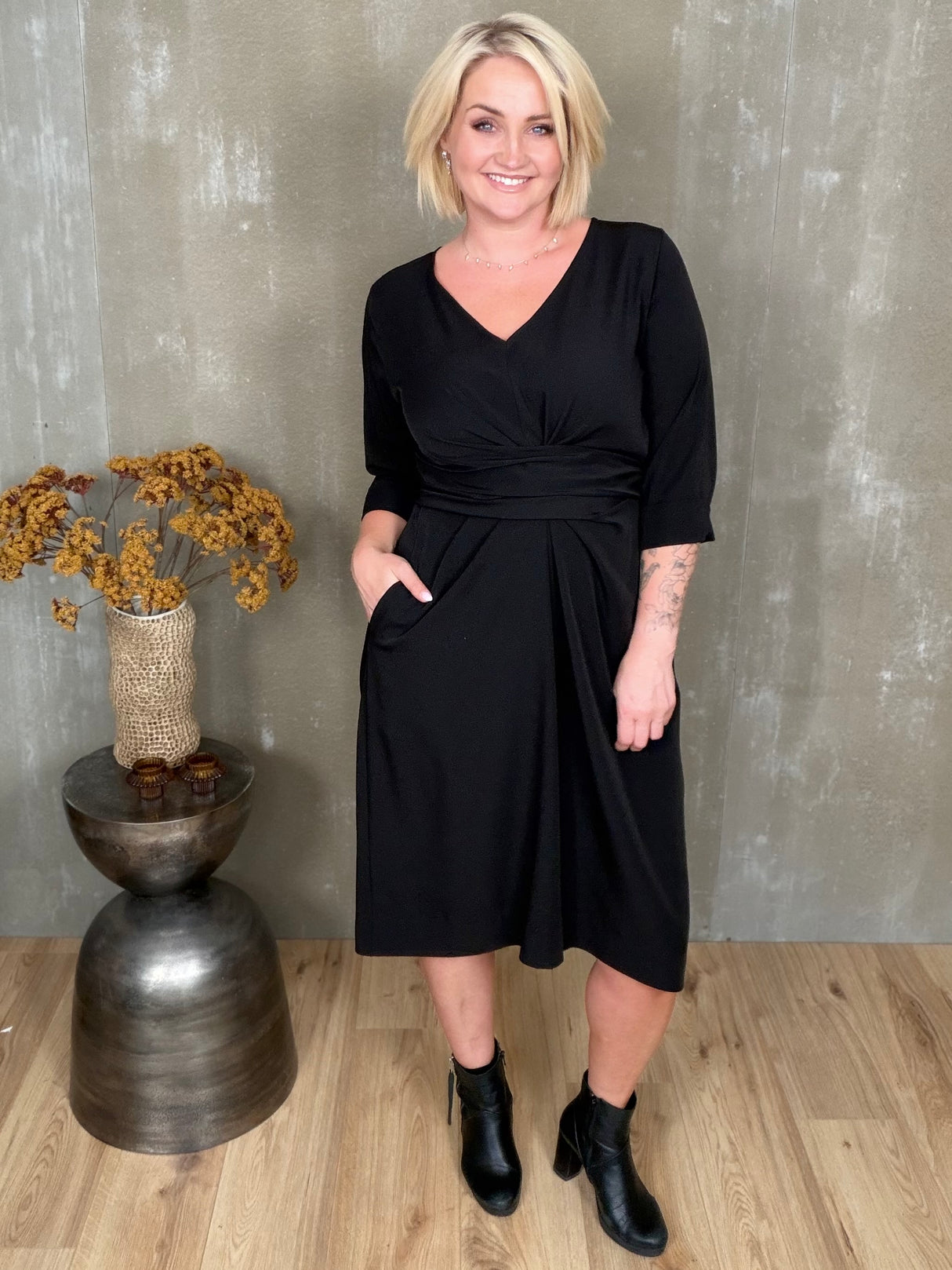 Stólpi Kjóll Bundinn