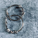 Krista lokkar hringir m kúlum