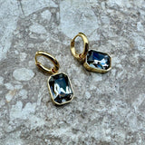 Dangle Kristalslokkar með hringlás