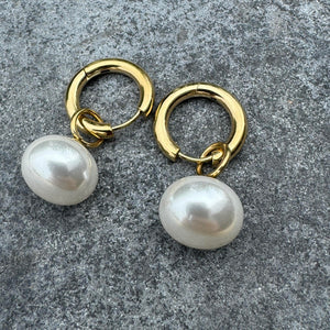 Krista Dangle lokkar með stórum Perlum