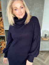 Mói peysukjóll Navy