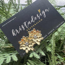 Krista blómalokkar með stein